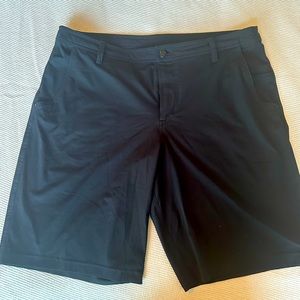 Men’s Lululemon shorts - black, mint condition.